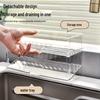 Kitchen Sink Organizer: No-Install Storage Rack for Draining, Rag Holder, and Cleaning Supplies