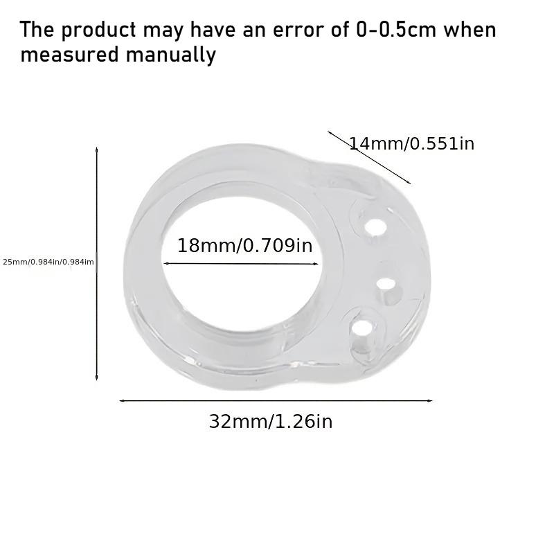 20pcs New Round Anti-Collision Door Stop, Door Handle Protector, Transparent Invisible Anti-Collision Door Stop Home Improvement