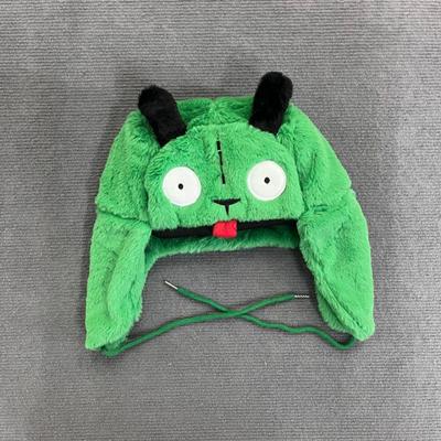 Bonnet d'hiver mignon de dessin animé multi-éléments chaud avec protection des oreilles contre le froid pour hommes et femmes