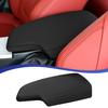 Black PU Leather Armrest Center Console Lid Cover For BMW E46 3 Series -2013