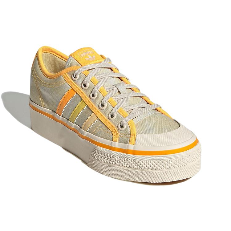 Adidas Nizza Platform Lo Parley Almost Yellow Orange Tint Women's GX4607