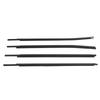 4 Pcs Window Moulding Weatherstrip Seal Rubber 68160 0C020 Door Belt Replacement for Toyota Double Cab 2007 To 2020