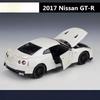 1:24 Static  Simulation GTR R35 Alloy Racing Model Die-cast Metal Sports Car Collection Display High Simulation Children's Toy Boy Gift