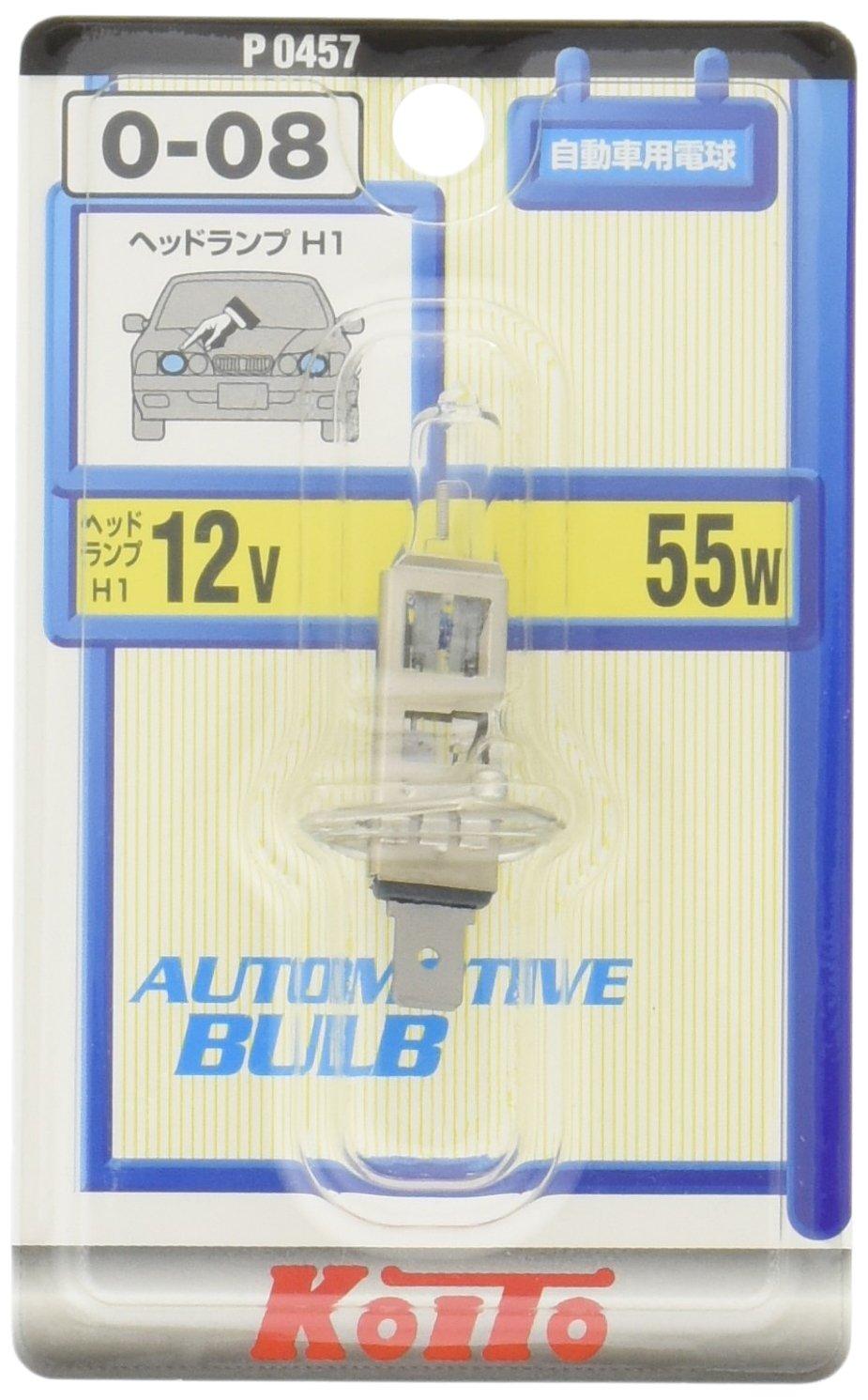 

KOITO Manufacturing Normal Halogen 12V 55W P0457 Light Bulb [Koito Co., Ltd.] (1 piece) [Part Number]