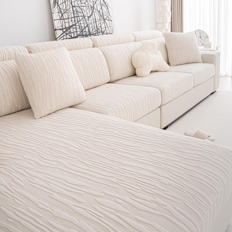 Elastic Sofa Cover Jacquard Adjustable Elastic Couch Cover for Living Room Sofa Seat Cover 1 2 3 4 Seat L Shaped Full Set