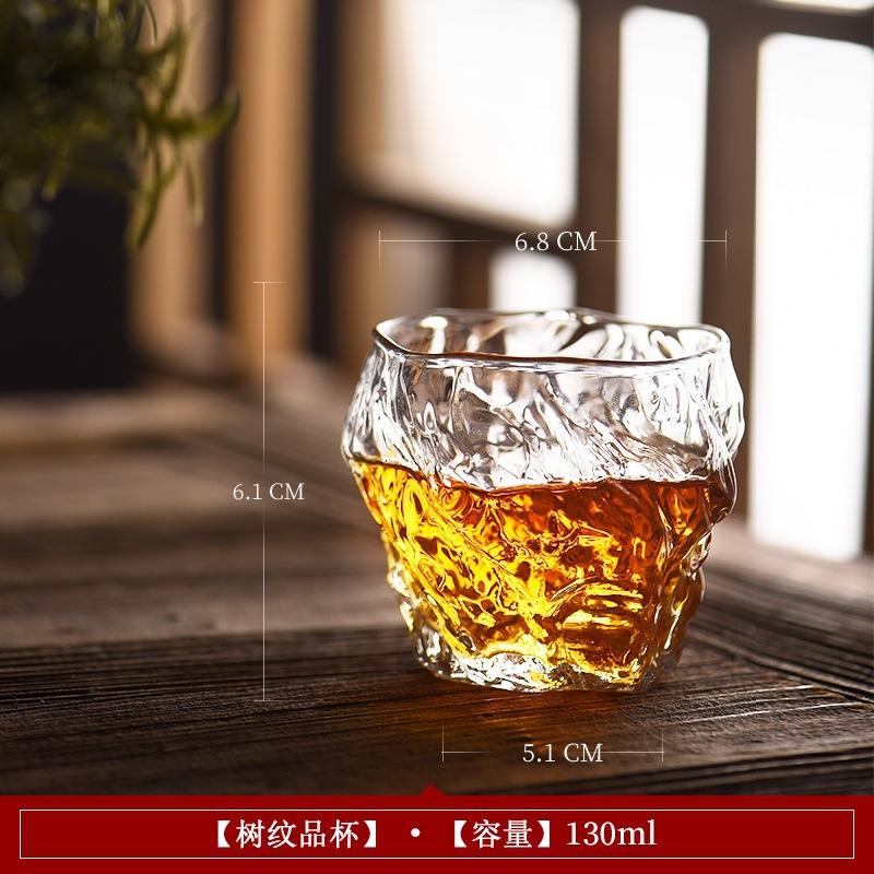 

Стеклянная чашка в японском стиле Прозрачная термостойкая чашка для кунг-фу чахай креативная чашка аксессуары для чайной посуды 2025 новинка 130ml