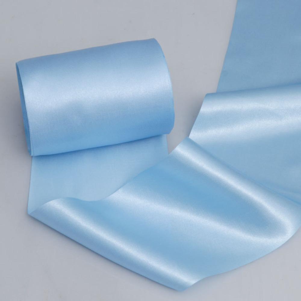 15cm Width Satin Ribbon Satin Material Solid Color Gift Wrapping Ribbon 20 Meters Roll Simple DIY Crafts Ribbon Gift Wrapping
