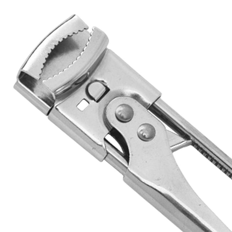 Verstellbare Flaschen- und Glasdeckelöffner Ersatz Edelstahl Manuell Dosenöffner Manuell Dosenöffner Einfach zu bedienen