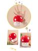 Adorable Red Mushroom Plush Toy & Pillow