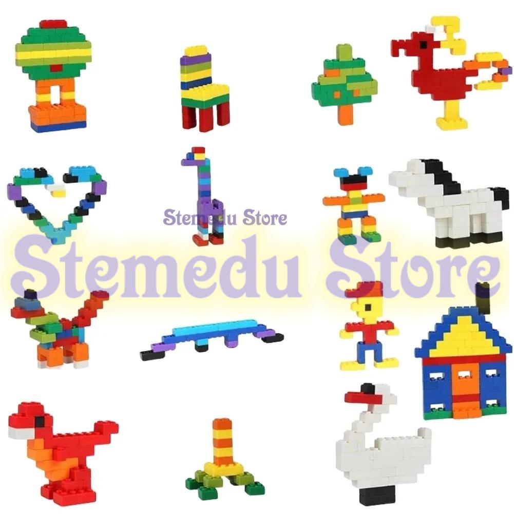 125/250g Stavební kostky Hromadné balení Tříděné podle barvy Kostky Blok Deska Hračky Malé částice Hromadné Kompatibilní Legoeds