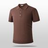Short-sleeved POLO Shirt Men's T-shirt Casual Men's T-shirt Polo Shirt Solid Color T-shirt T