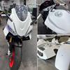 Mattweiße Aufkleber Karosserie Matte Vinylfolie Wasserdichter Aufkleber Autofolierung Farbwechsel Folie für Motorrad Autozubehör