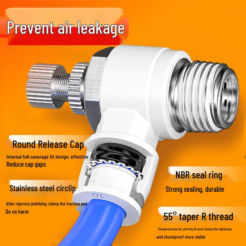 Pneumatyczny regulowany zawór dławiący serii SL (4/6/8/10/12) dla złącza rurki pneumatycznej i cylindra