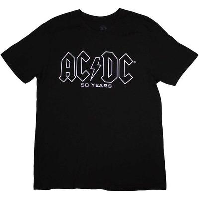 AC/DC Unisex Adult Logo History Back Print T-Shirt