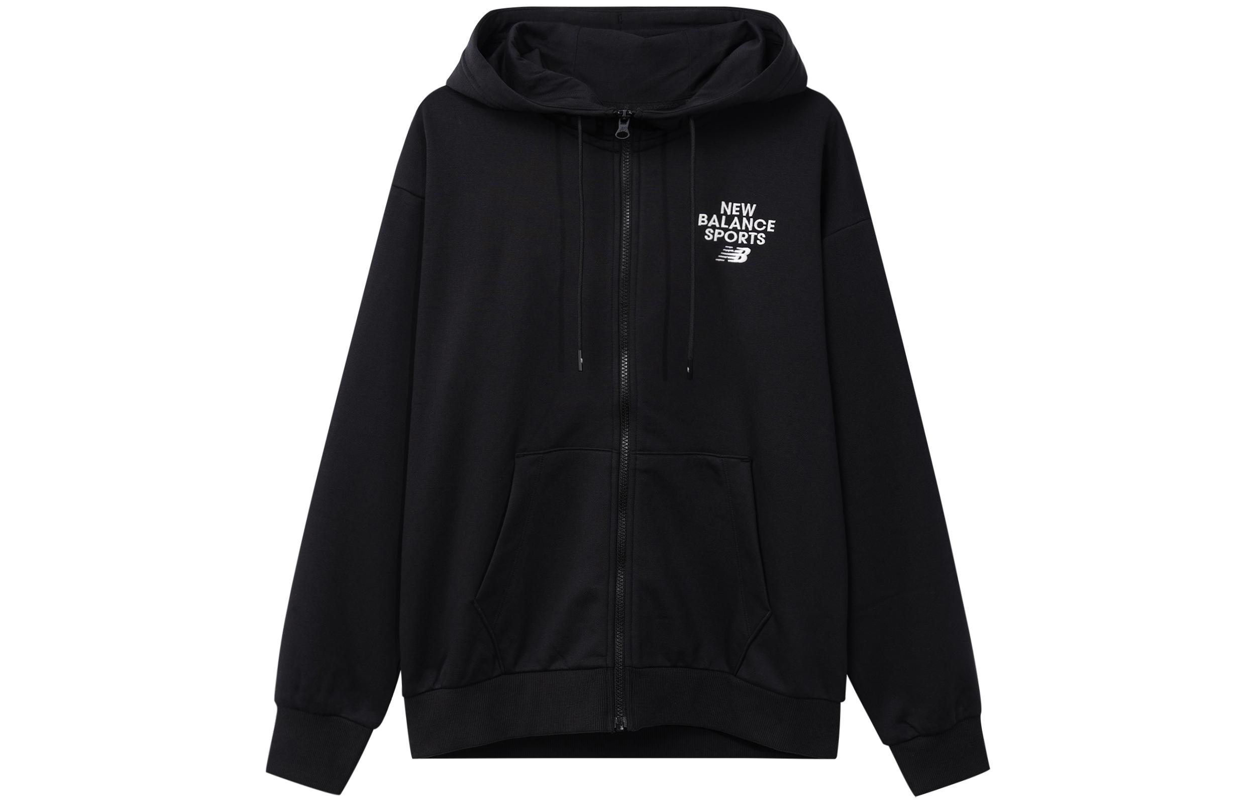 New Balance Jackets Unisex Black Hooded Moderate Other 6DD12033-BK S