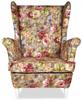 Ohrensessel ARI PRINT skandinavisch Family Meble beige englische Rosen