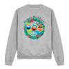 Sesame Street Unisex Adult Happy Holidays Elves Heather Christmas Sweatshirt