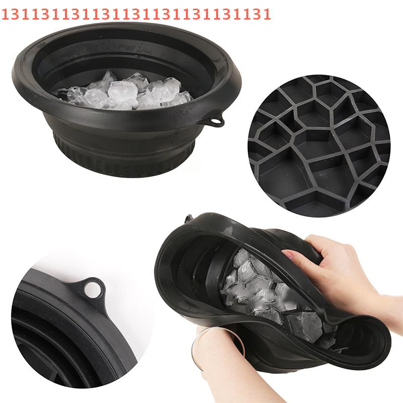 Portable Face Dipping Bowl for Ice Bath And Home Skincare Routine for Women And Girls 1 Pcs Large Foldable Silicone Bowl