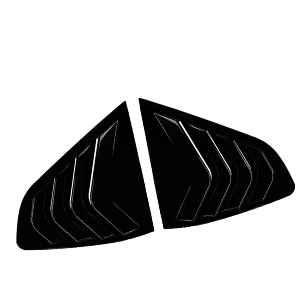 2 Stück hinterer Seitenfenster-Zierleisten-Spoiler für BMW X4 G02 2018      2024 Fensterblenden-Abdeckung Lüftungsschlitze