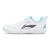 Li Ning Breathable Support Lightweight Casual Scenario Low top Table Tennis Shoes Unisex White Blue APPU031-3