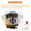 Multifunctional 4D 16 Lines Laser Level 3 Degrees  Selfleveling Machine Rechargeable Lithium Battery