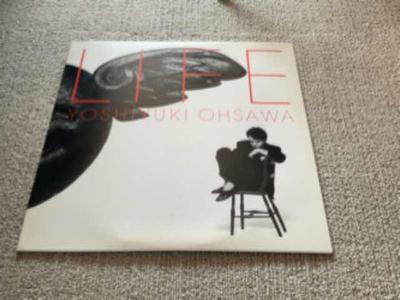 LP Record YOSHIYUKI OSAWA  Life 203H237PROMO EPIC 1986 Japan Japanese PopRock Used