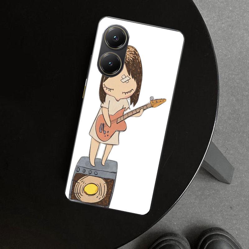 Y-Yoshitomo Nara Phone Case Cover for Xiaomi Poco X6 X5 X7 Pro F7 Ultra Redmi 15C 15 13C 13 12C 12 10C 10 10A 9C 9A 9T 9 Coque P