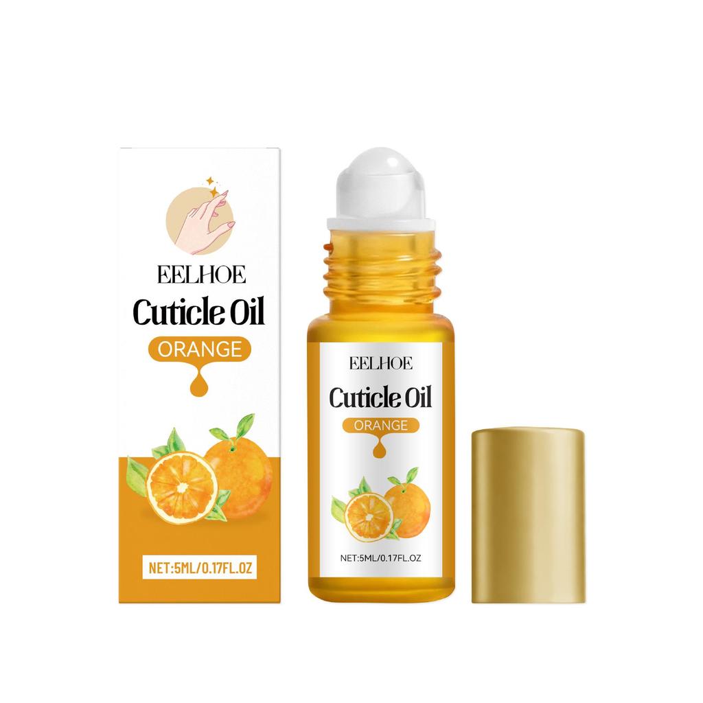 EELHOE Fruit-Scented Cuticle Oil: Softens Nail Edges, Portable Manicure Care