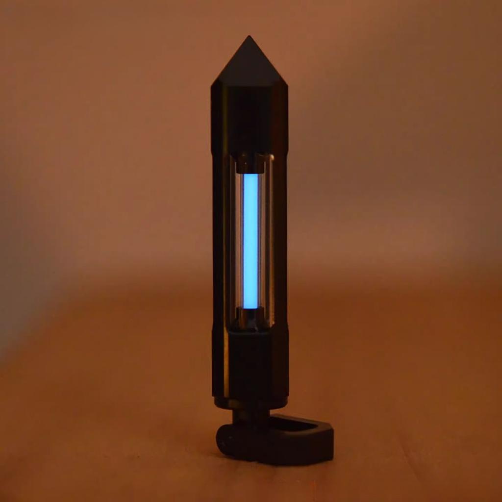 Titanium Tritium Trachea Keychain Self-luminous 25-year Necklace Pendant Removable Nuclear Reactor Tip Design