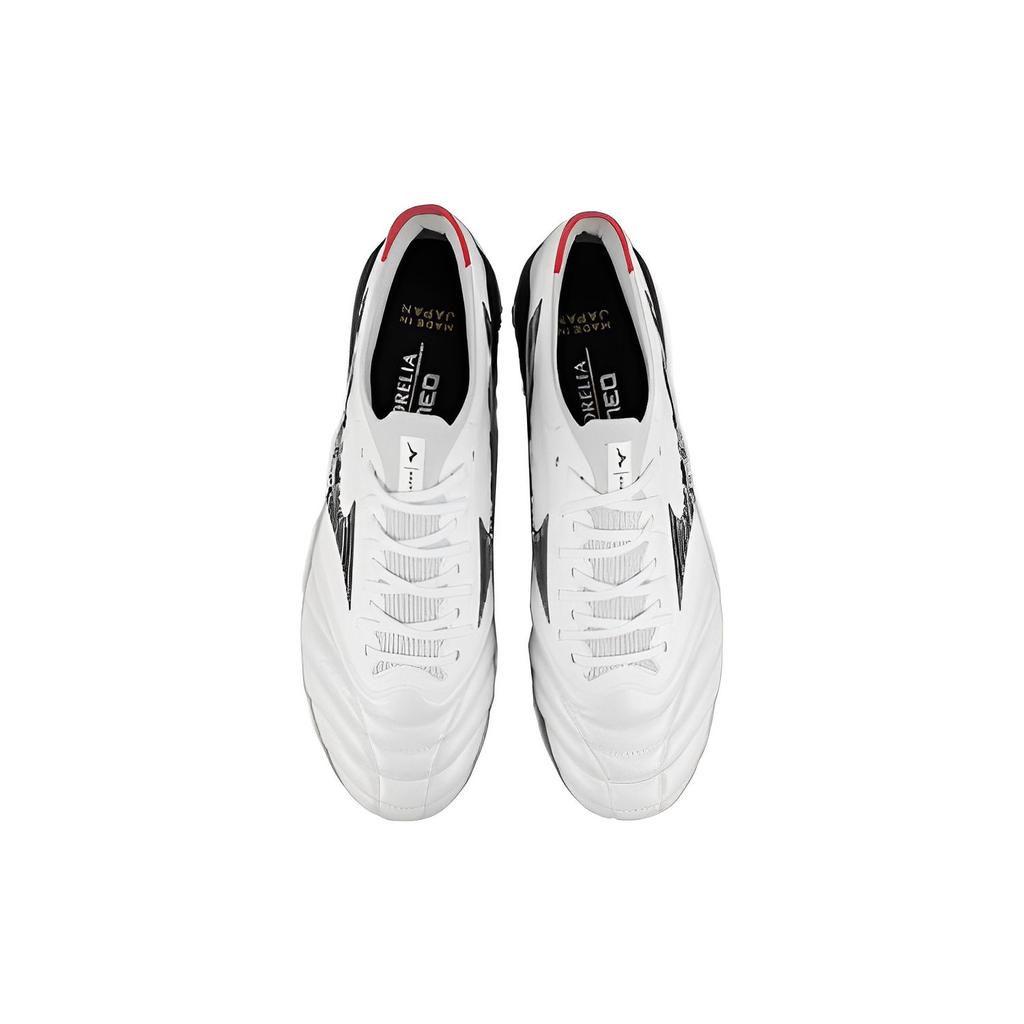 Mizuno Round Toe Flat FG (Rubber Long Stud) Natural Grass Anti-Slip Durable Soccer Shoes Unisex Soccer Shoes P1GA209009
