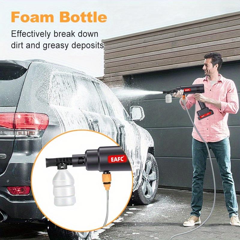 EAFC EU Plug High Pressure Electric Washer, High Power Household High Pressure Washer, 40/80Wh Large Capacity, Equipped with Foam Bottle