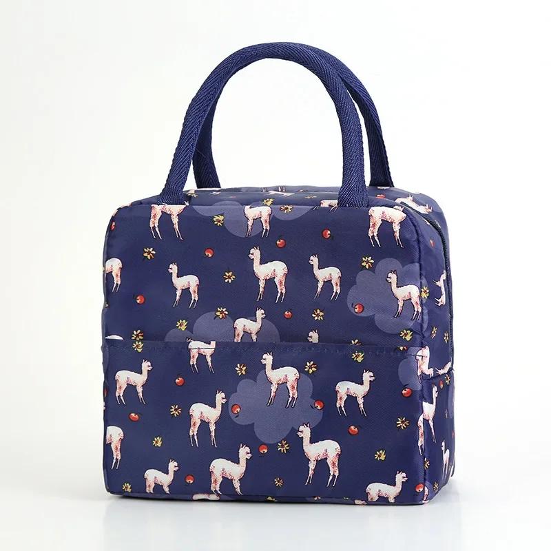 Portable Insulated Thermal Cooler Lunch Bag Box For Women Girls Kids Children Food Fresh Tote Cartoon Pouch