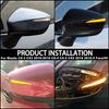 2Pcs LED Dynamic Turn Signal Side Mirror Blinker Indicator For Mazda CX-3 CX3 2016- CX-4 CX-5 CX5 2016 2016.5 Facelift