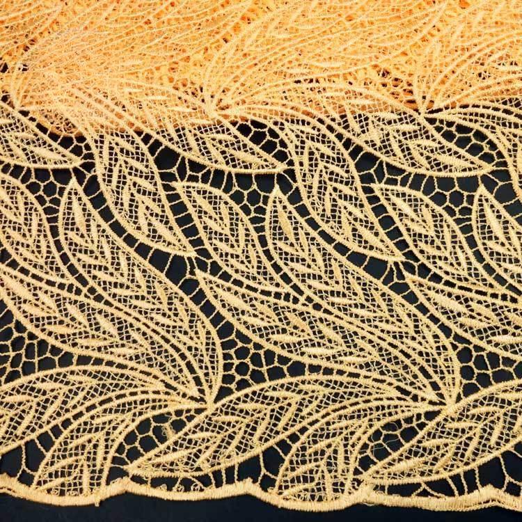 

Water-soluble lace full accessories, polyester silk embroidery fabric, three-dimensional hollow embroidery cloth білий