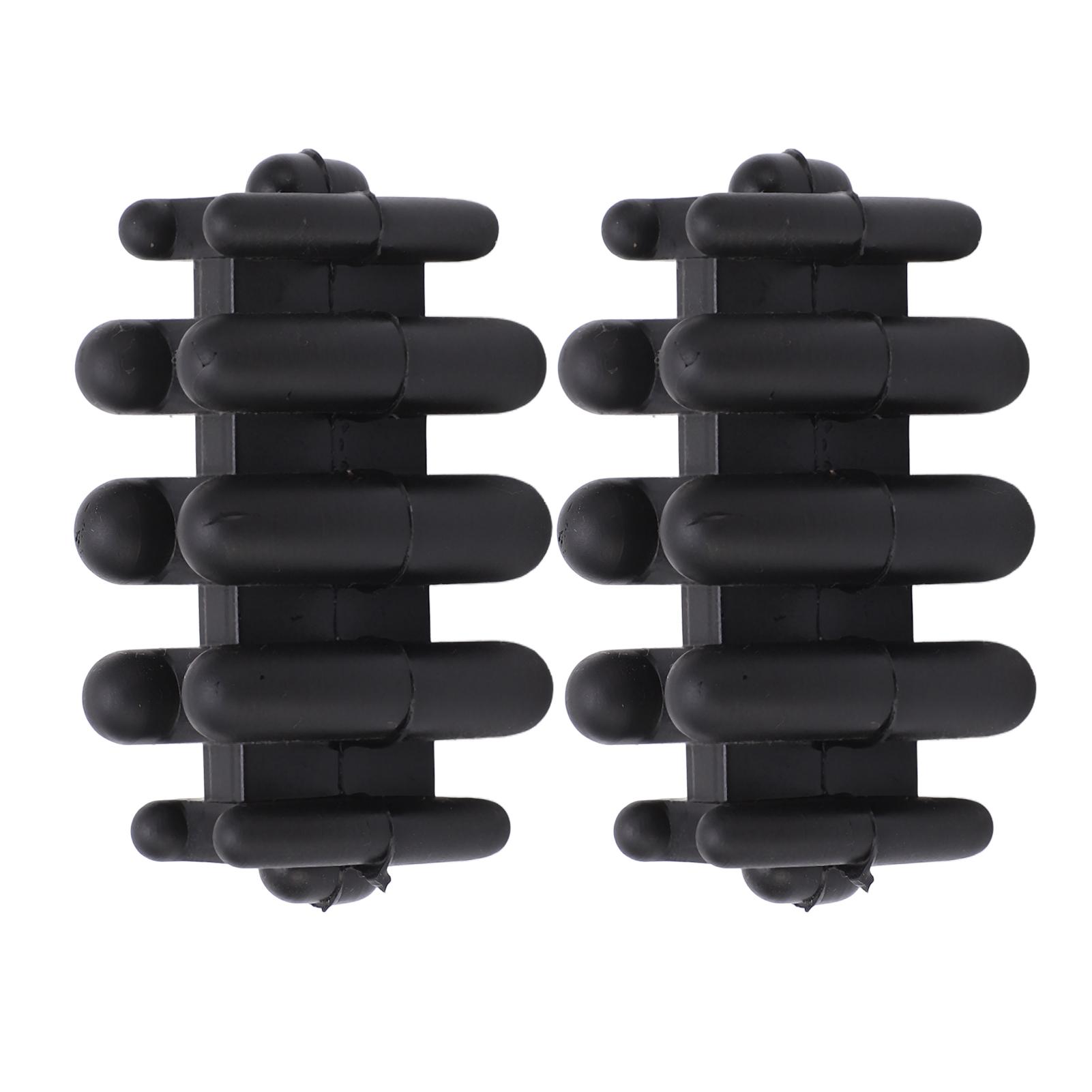 Vestidos 2Pcs Archery Bow Limbs Stabilizer Rubber Archery Shock Absorber Compound Bow Split Limb Silencer