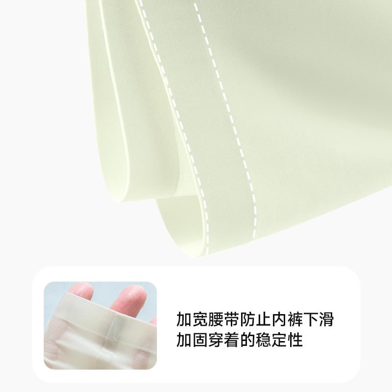 Seamless Thin Ice Silk Yoga Extended Crotch Underwear