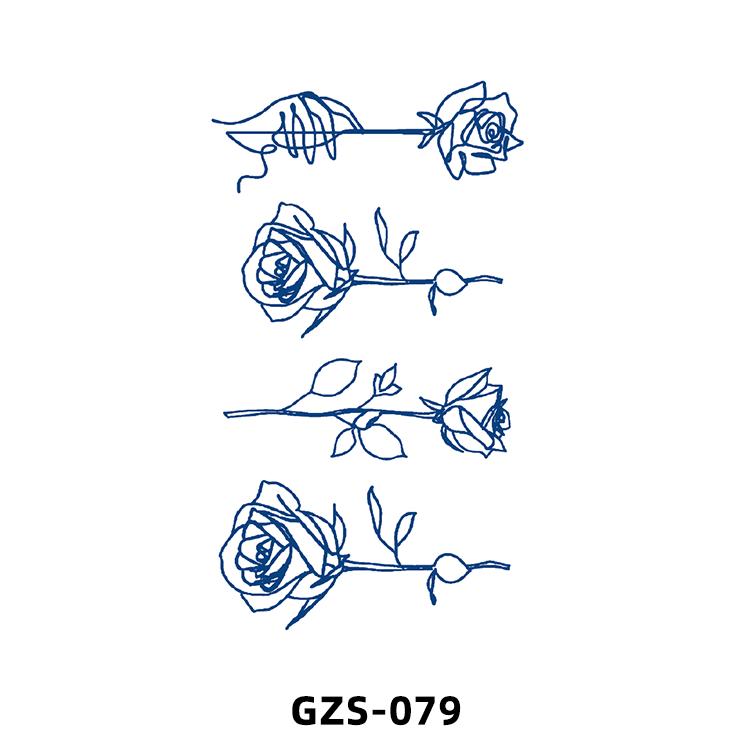 

1 лист, полуперманентные татуировки, женские поддельные татуировки на руку, спину, водонепроницаемые и долговечные татуировки с растительным соком