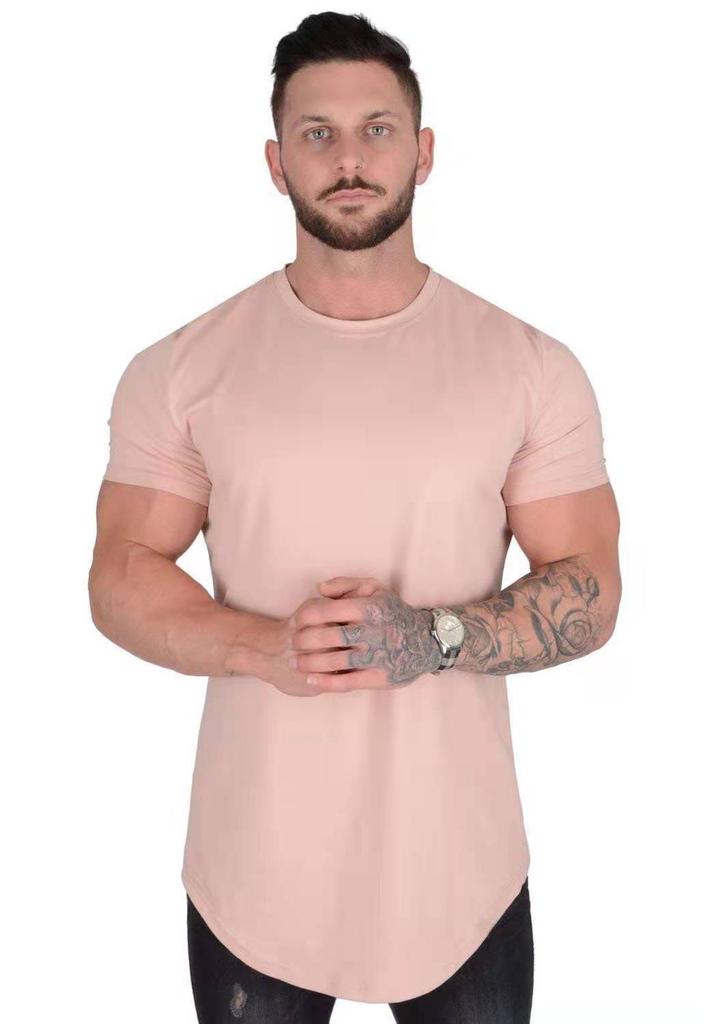 Maglietta da Corsa Uomo a Manica Corta Vestibilità Aderente - Abbigliamento Sportivo Estivo Casual