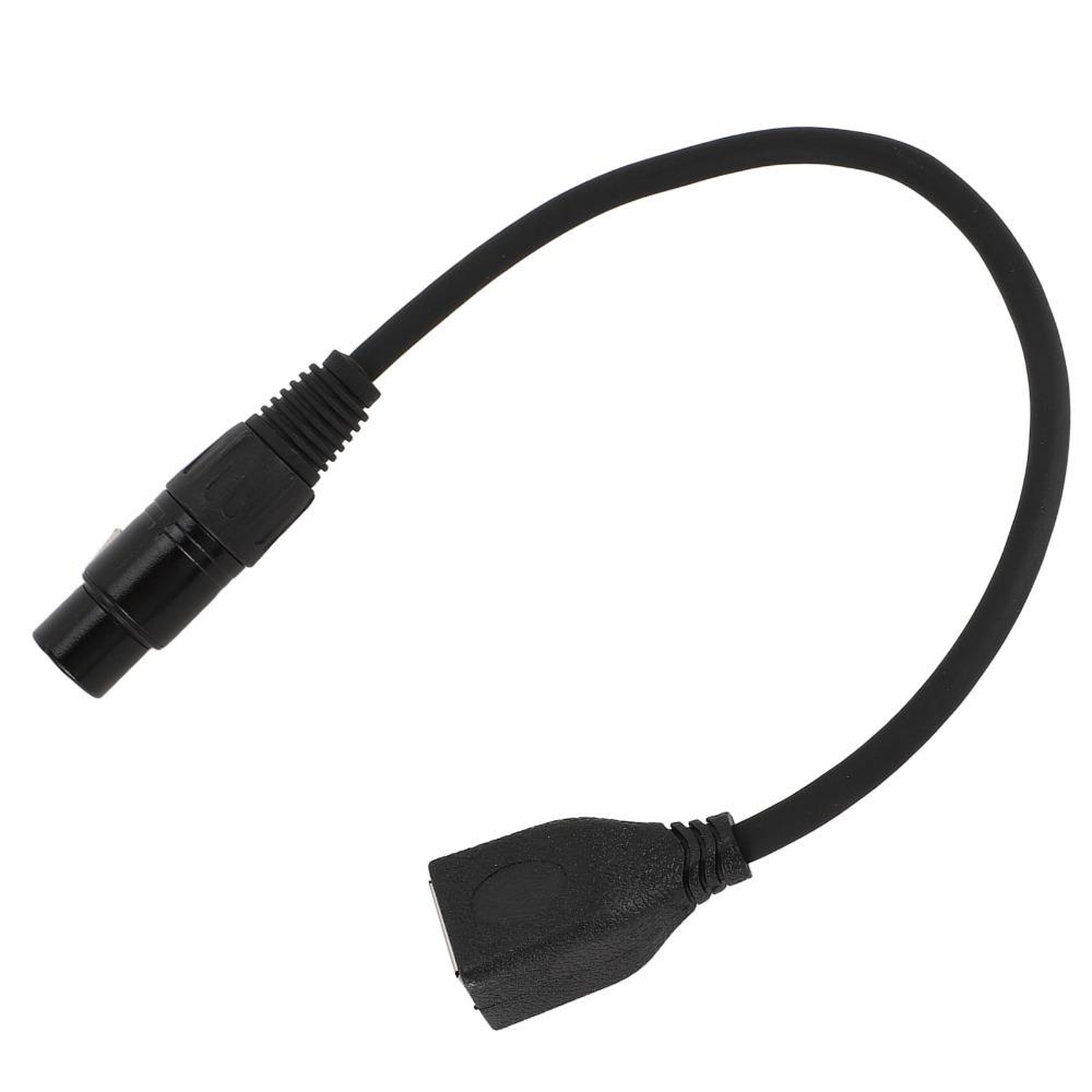 0.3 Meters / 11.8 Inch 5 Pin Female XLR To RJ45 Female Cable