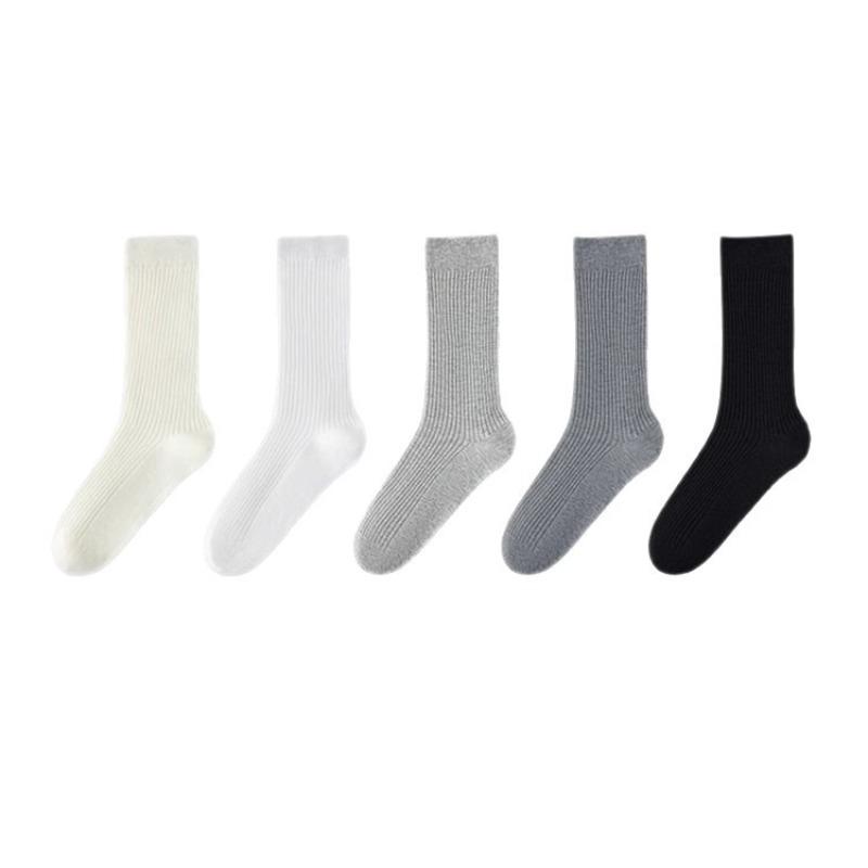 Women's Summer Thin Mesh Breathable Loose Month Son Tube Stack Socks