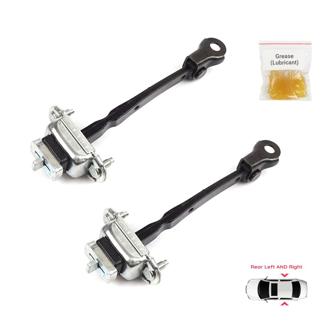 EDP1237-1 2 Pieces Rear Door Hinge Stop Check Strap Limiter 42467901 for Vauxhall Opel Mokka A J13 2013-2020