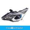 Compatible with 17 Changan Auchan models: Headlight Assembly with Hybrid and Daytime Running Lights.