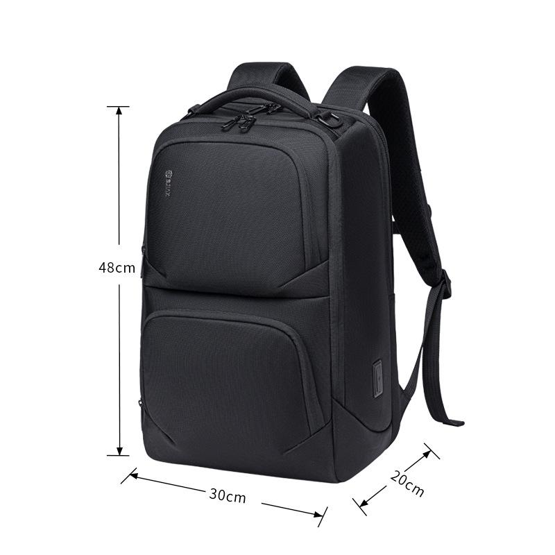 

Men S Lightweight Backpack, Large-Capacity Travel Fashion Schoolbag, Going Out 15.6-Inch Computer Bag чёрный
