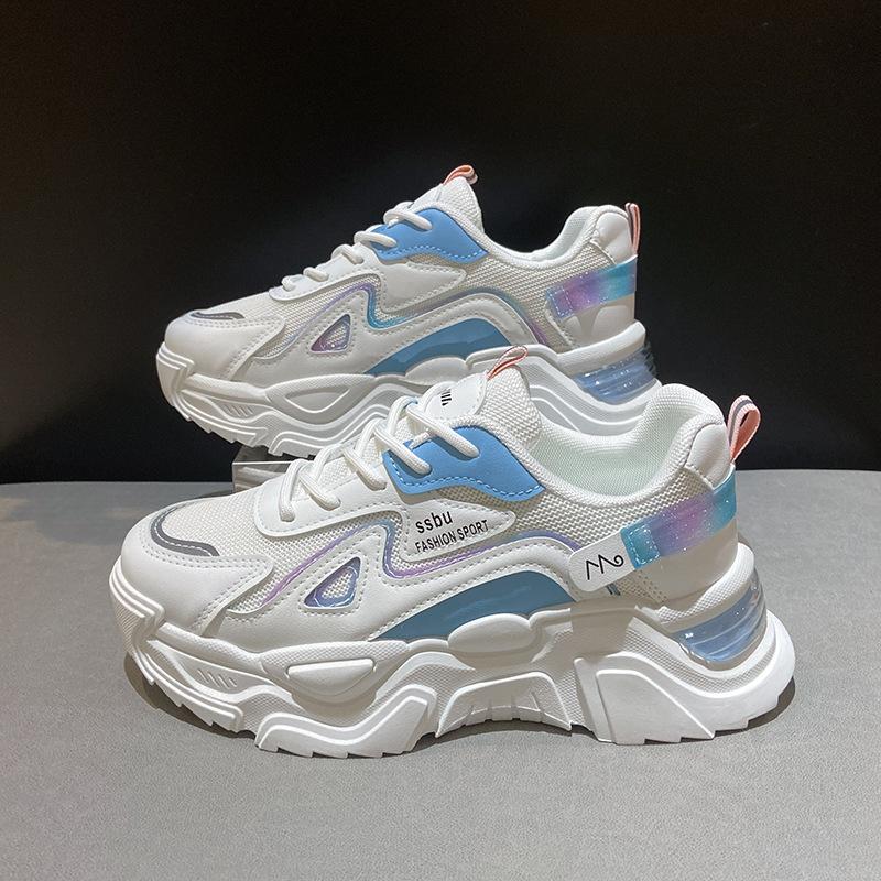 Korean Version of Daddy Shoes Women's  Autumn New Sports Casual Shoes Thick-soled Student Casual Trendy Shoes