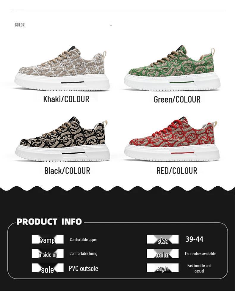Men's Colorblock Breathable Canvas Low-Top Sneakers - Summer 2025 Collection