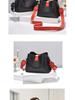 Women's Mini Bucket Bag: Lychee Pattern, Color Block Shoulder Crossbody Bag (2025 Trend)