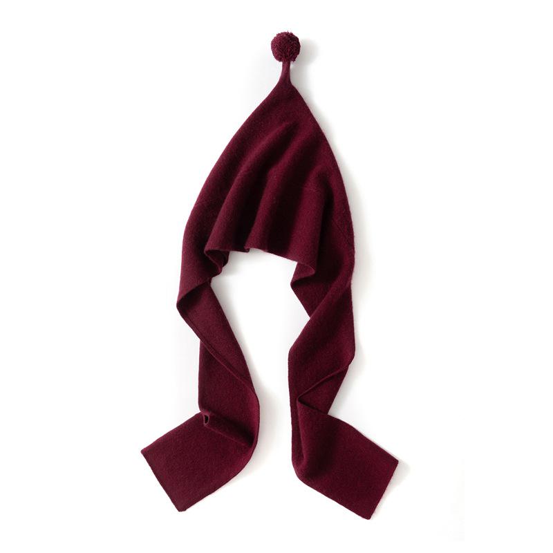 Women's Cashmere Knit Hat & Scarf Set - Stylish, Versatile, Warm Neck Protection Accessory