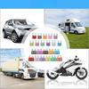 420Pcs Zinc & Aluminum Auto Blade Fuse Assortment Box 2A-40A Standard Mini Car Electrical Safety Fuse Replacement Kit