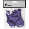 Ballon - HAPPY MOMENT - Réf 59166 - Violet - Hélium - 10 pièces