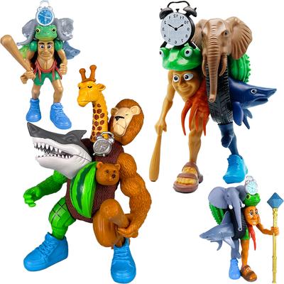 @New Tung Tung Tung Sahur Tralalero Tralala Italian Brainrot Monster Fusion Edition Anime Action Figure Cartoon Ornament Toys